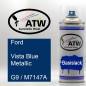 Preview: Ford, Vista Blue Metallic, G9 / M7147A: 400ml Sprühdose, von ATW Autoteile West.